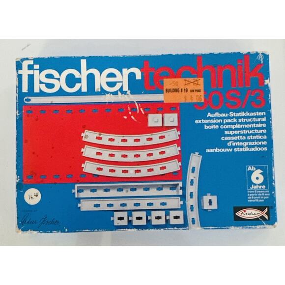 Vintage 1970 FischerTechnik Standard Set 50s series Germany IN BOX with Booklet - Picture 12 of 12